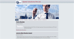Desktop Screenshot of ispeed.sg